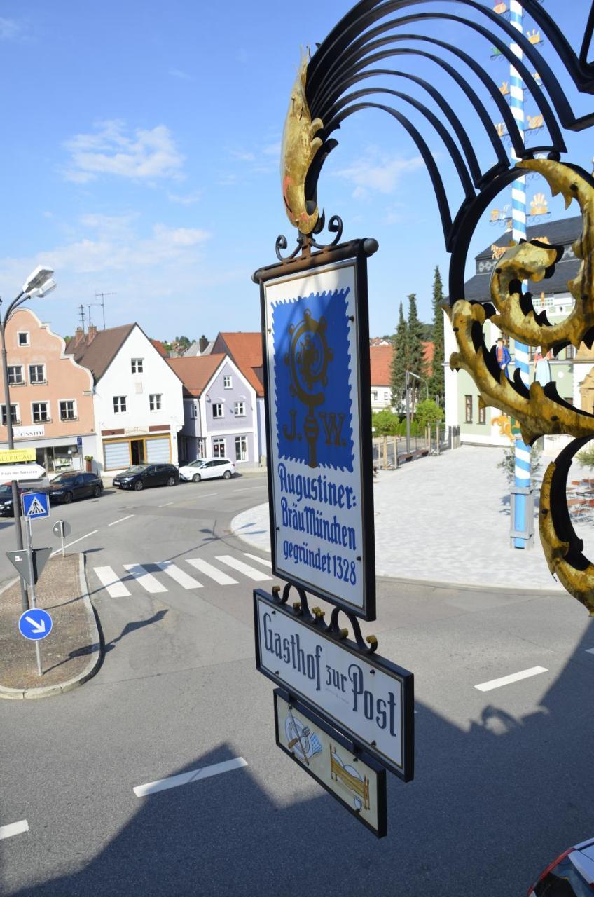 Gasthof Zur Post Wolnzach Dış mekan fotoğraf